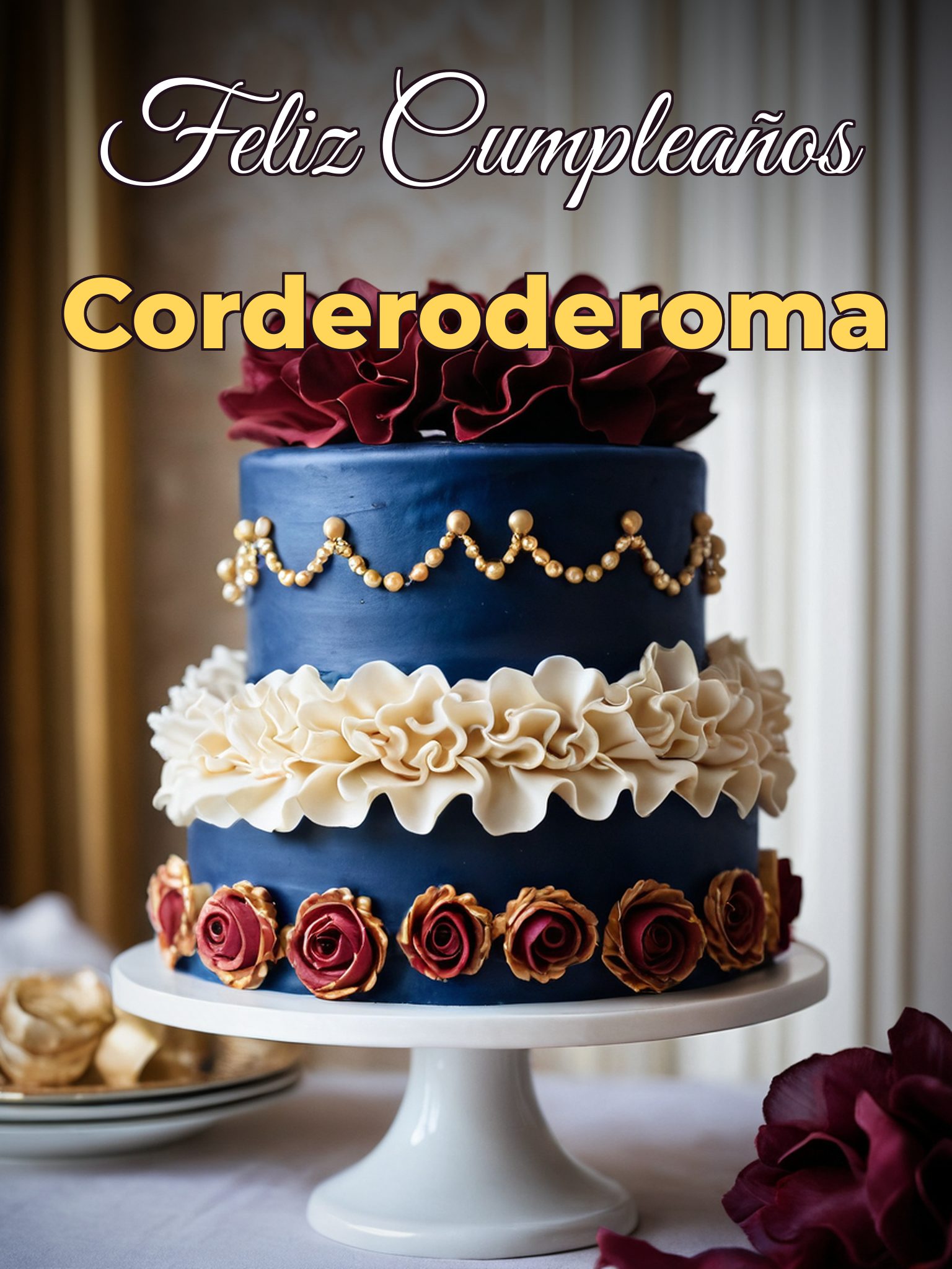 Feliz cumpleaños corderoderoma