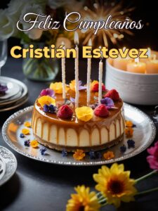 Feliz cumpleaños Cristián estevez