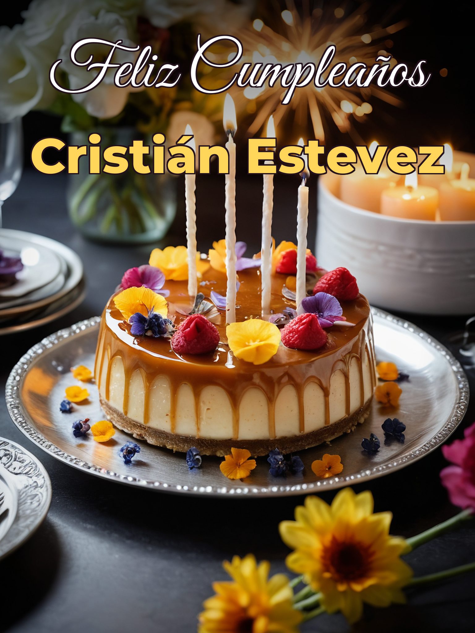 Feliz cumpleaños Cristián estevez