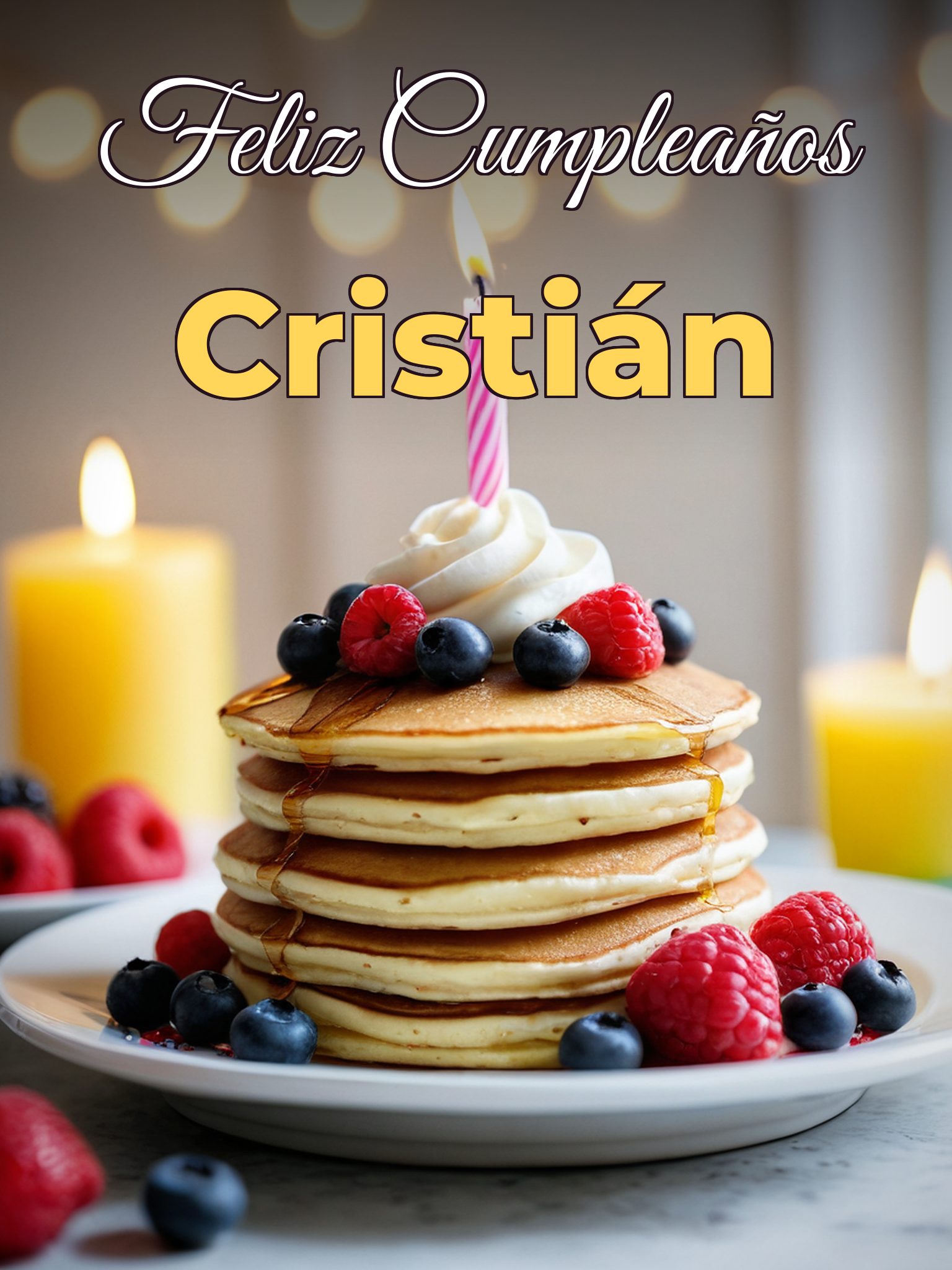 Feliz cumpleaños Cristián