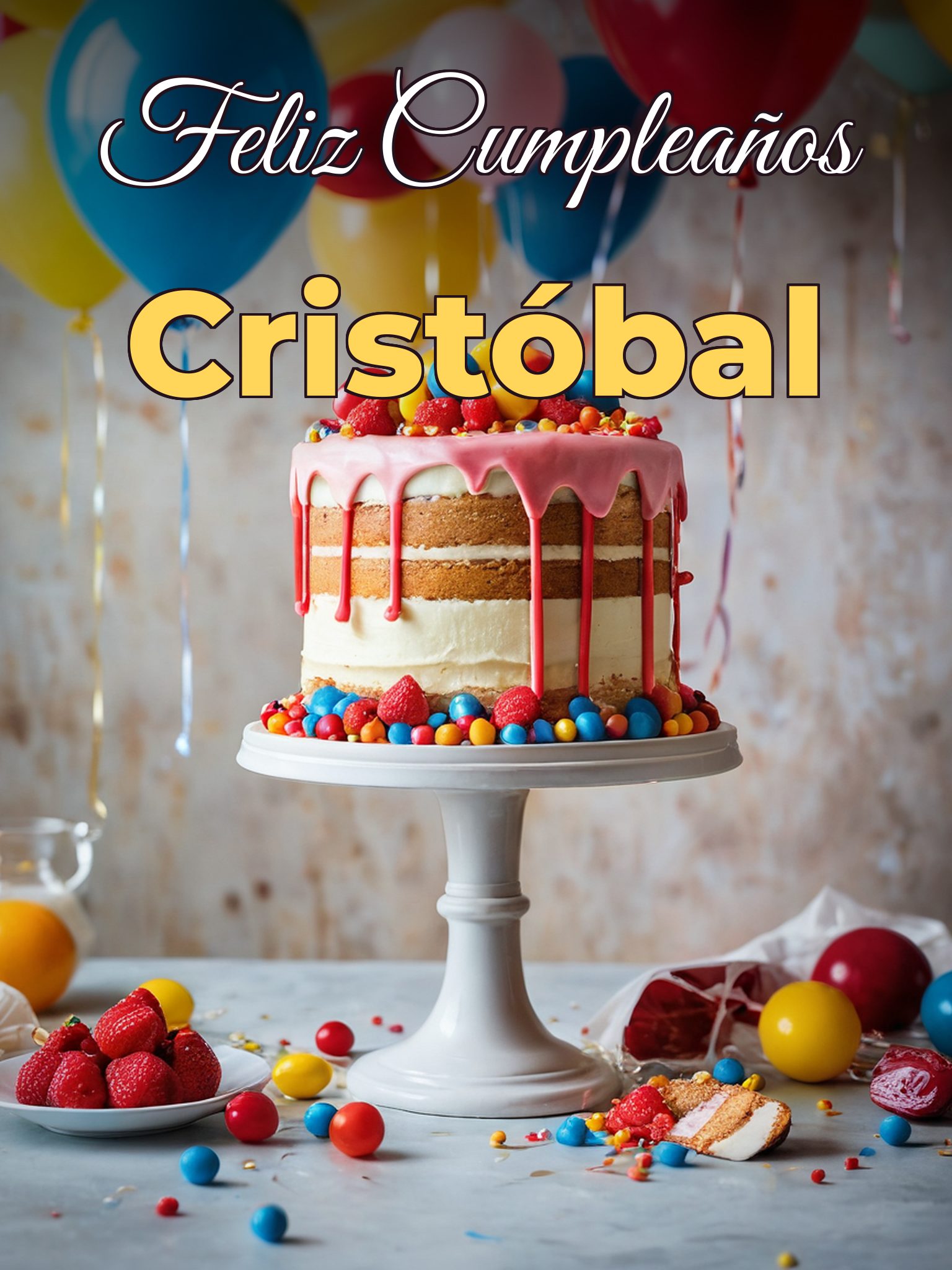Feliz cumpleaños cristóbal