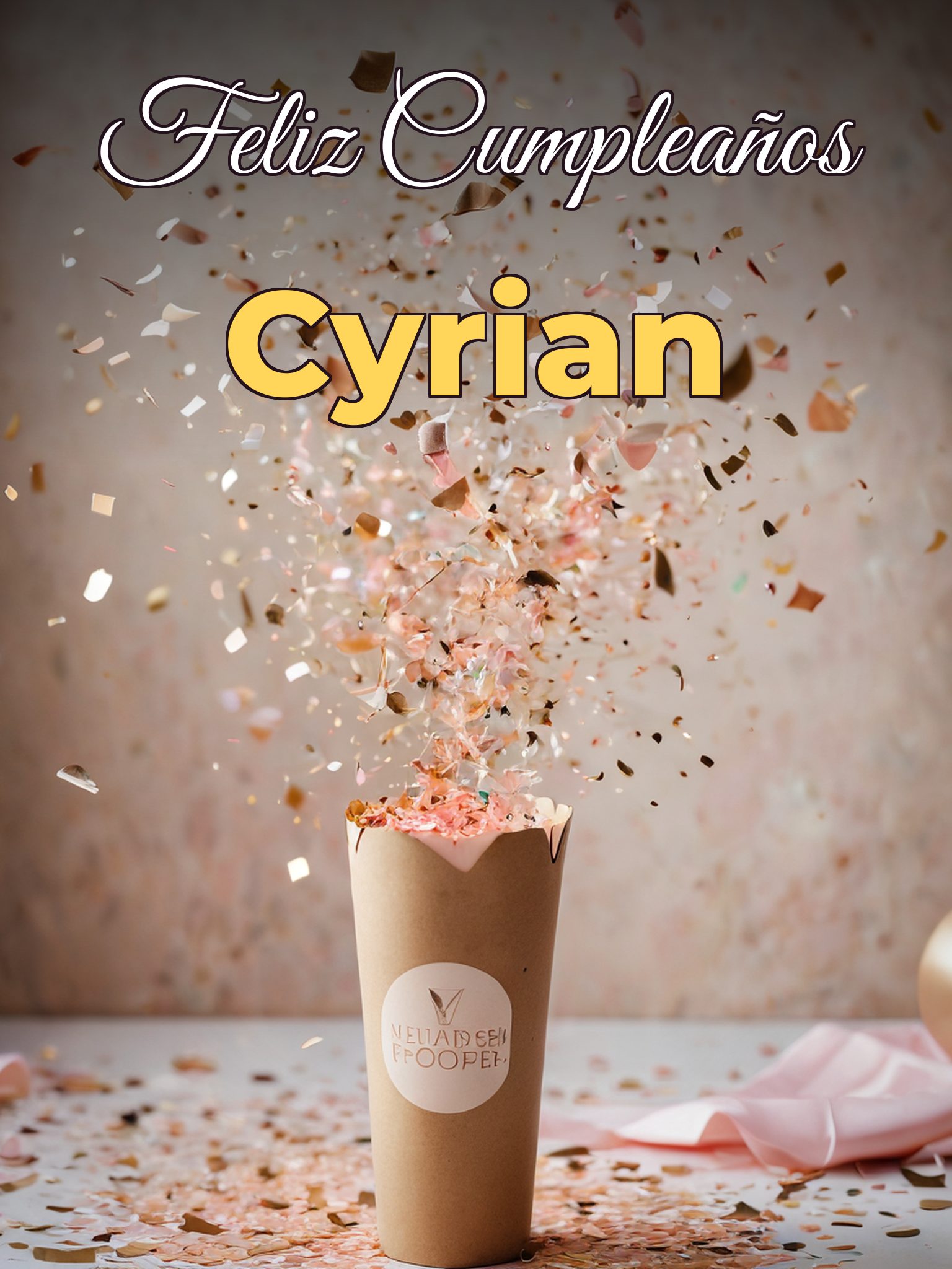 Feliz cumpleaños cyrian