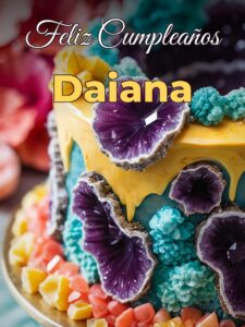 Feliz cumpleaños daiana