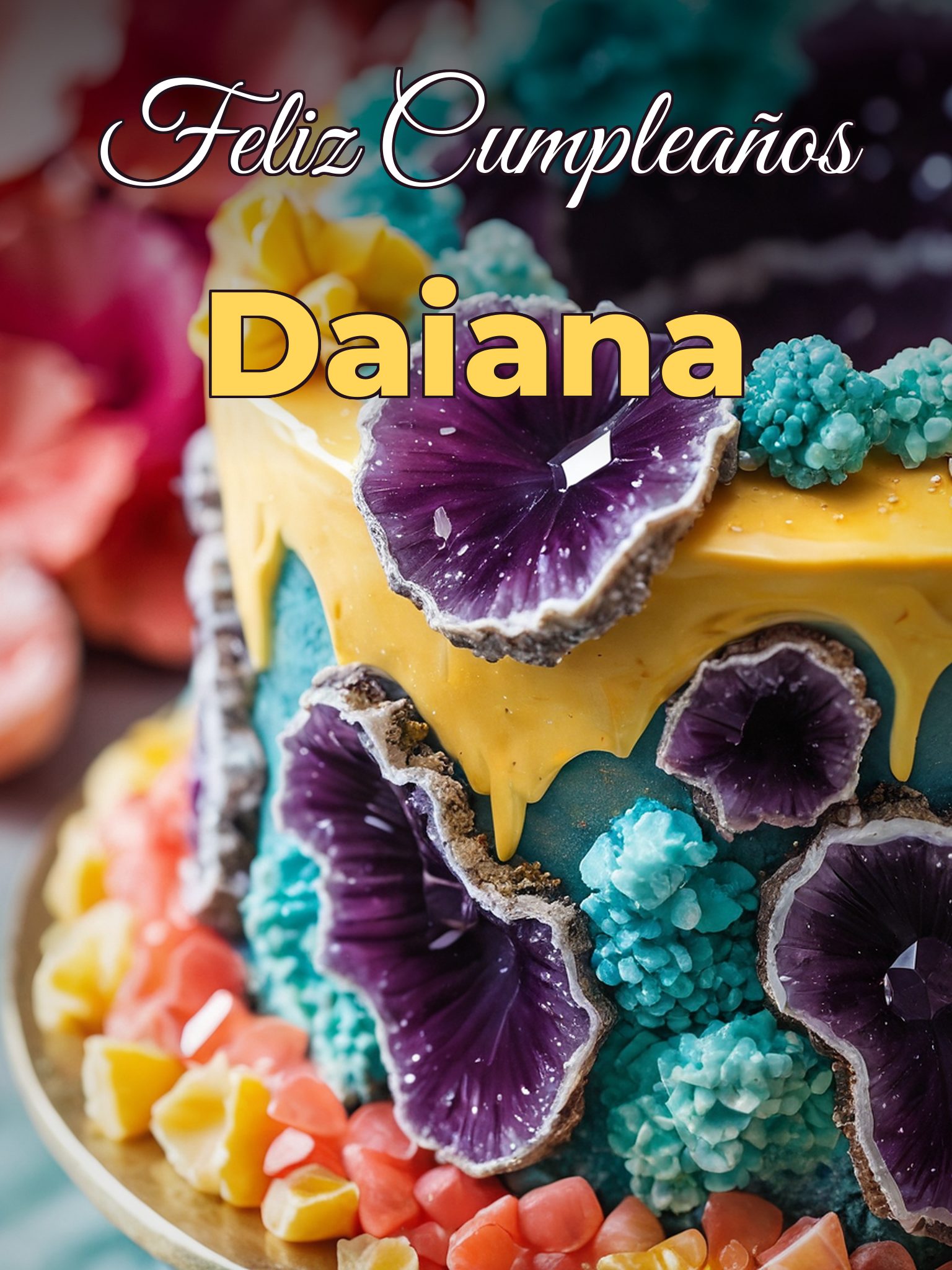 Feliz cumpleaños daiana