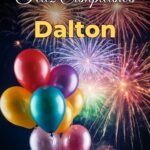 feliz cumpleaños dalton
