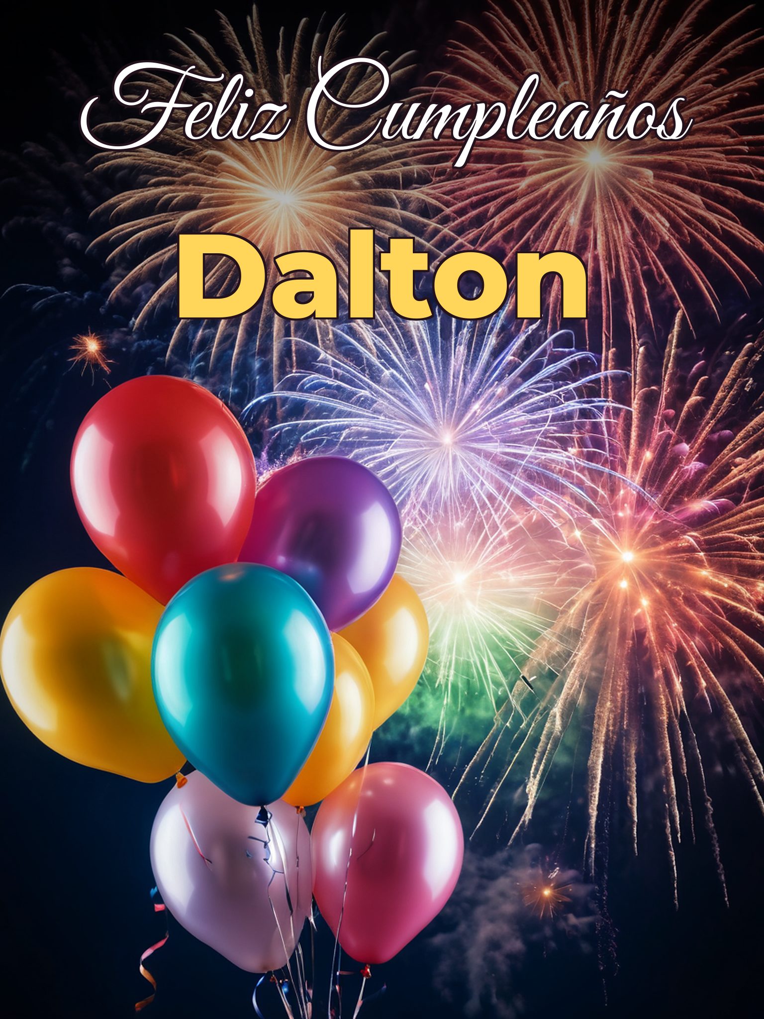 Feliz cumpleaños dalton