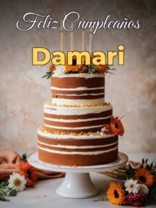 Feliz cumpleaños damari