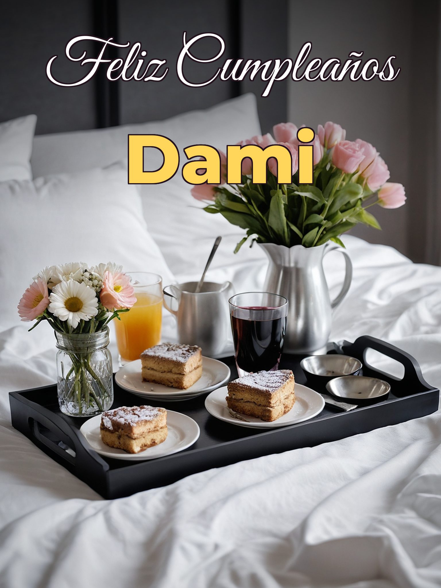 Feliz cumpleaños dami