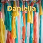 feliz cumpleaños daniella