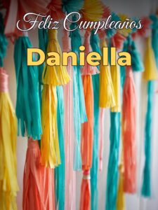 Feliz cumpleaños daniella