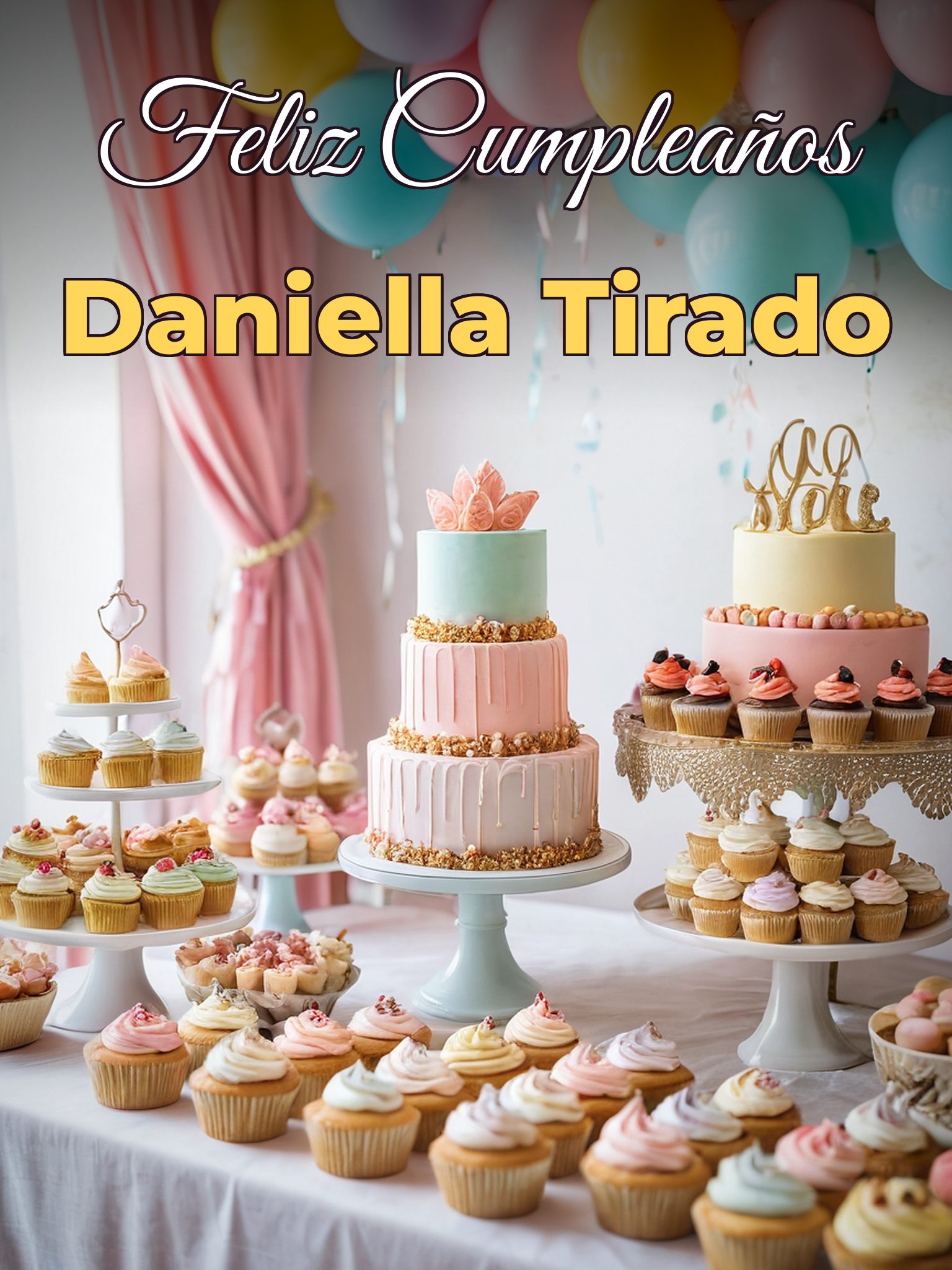 Feliz cumpleaños daniella tirado
