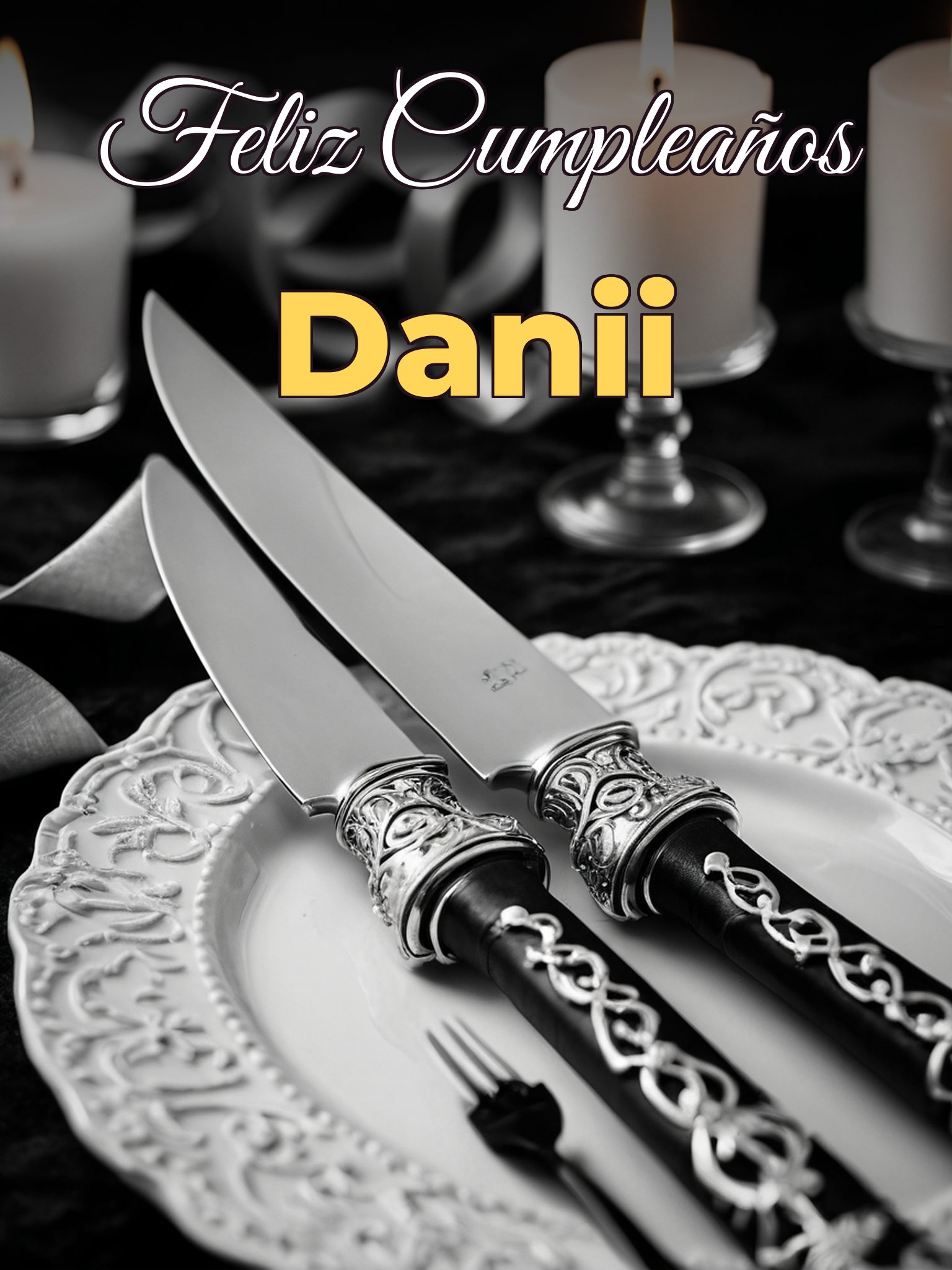 Feliz cumpleaños danii