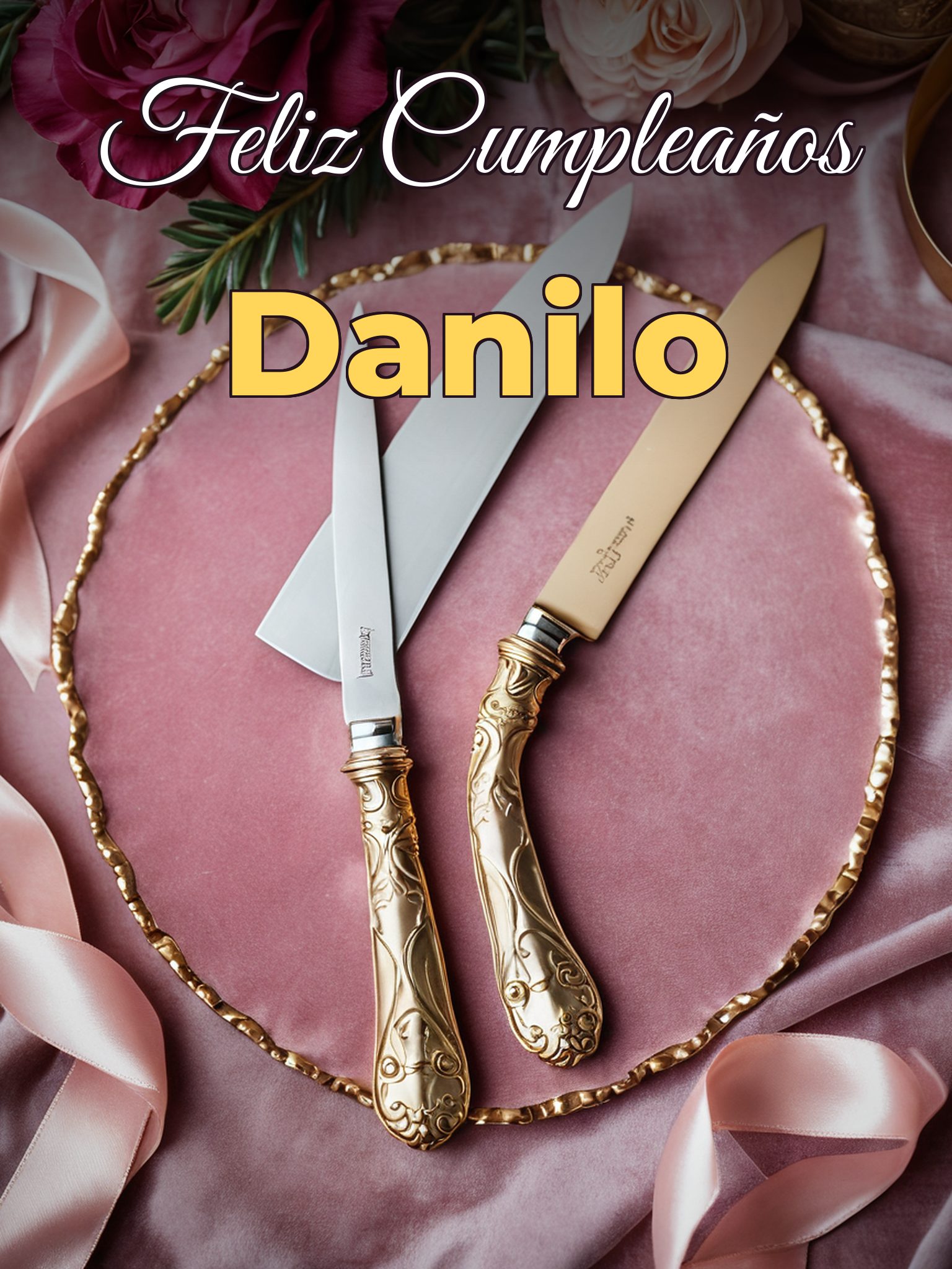 Feliz cumpleaños danilo