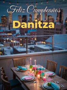 Feliz cumpleaños danitza