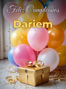 Feliz cumpleaños dariem