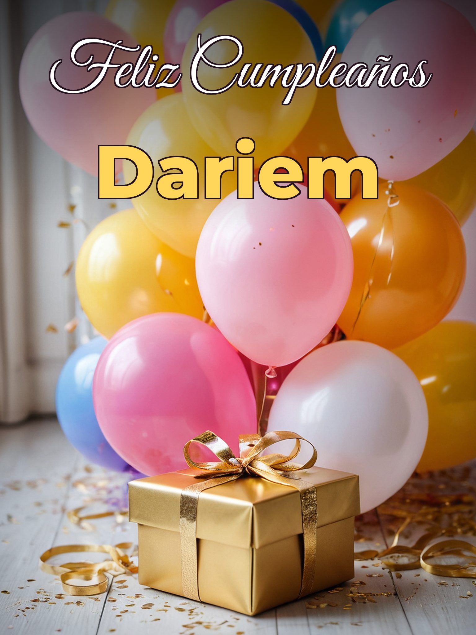 Feliz cumpleaños dariem