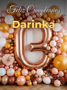 Feliz cumpleaños darinka