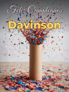 Feliz cumpleaños davinson