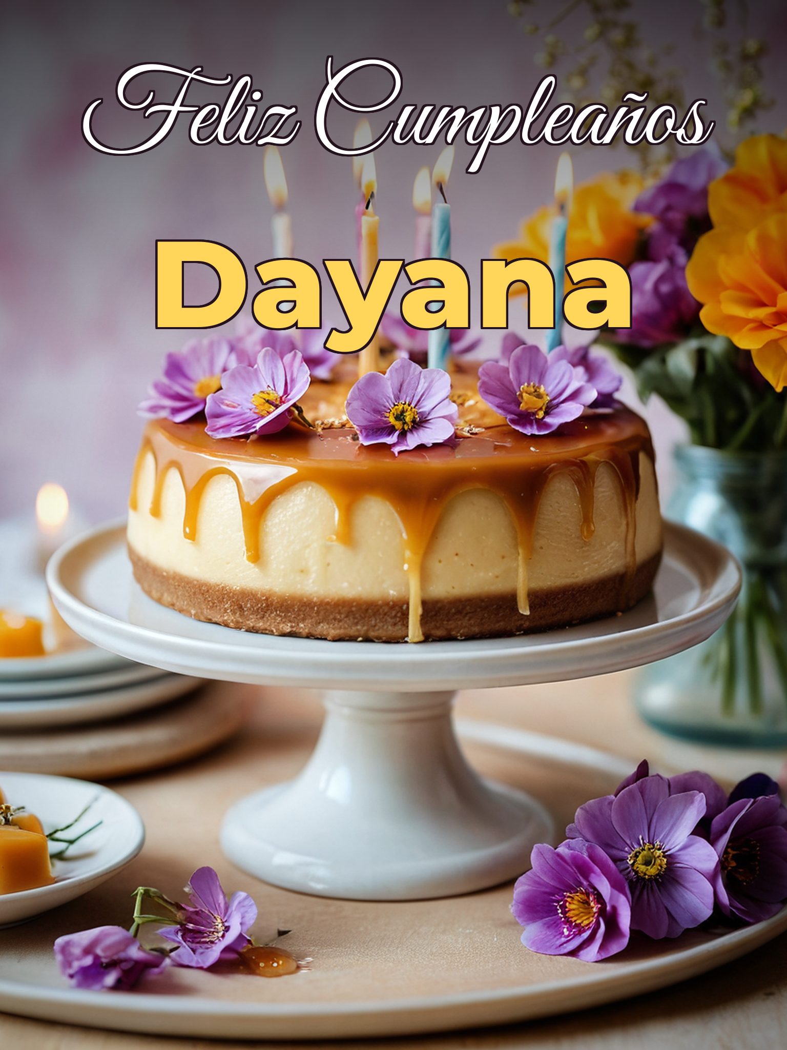 Feliz cumpleaños dayana