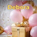 feliz cumpleaños debora