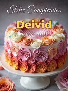 Feliz cumpleaños deivid