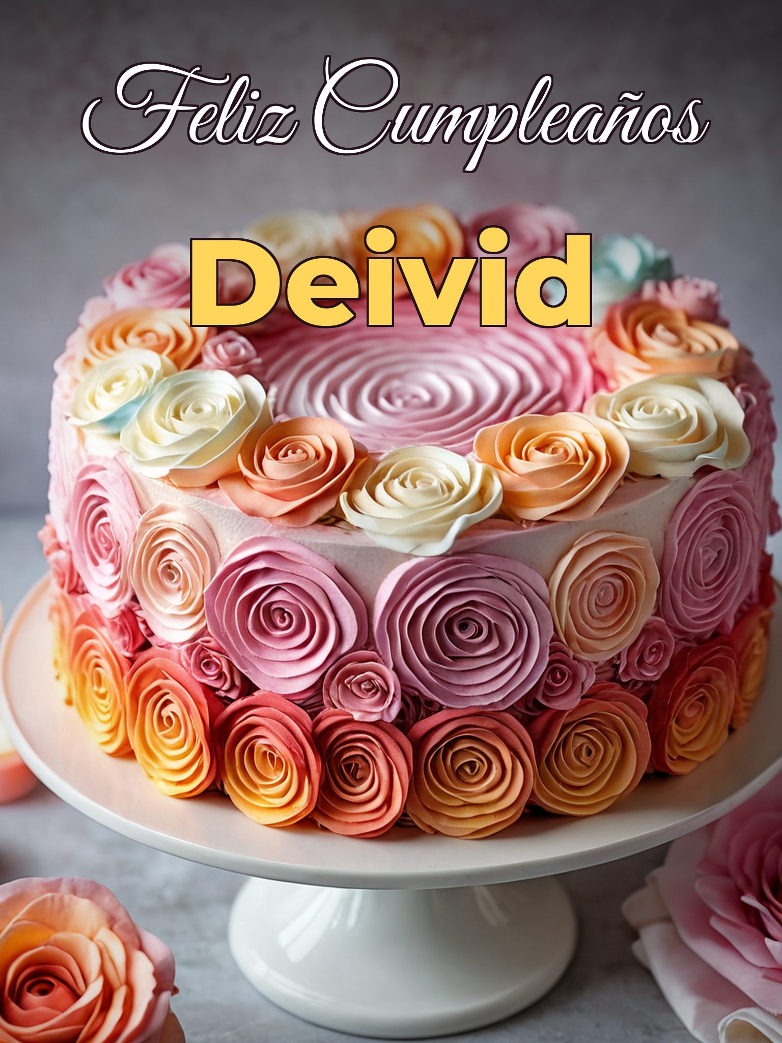 Feliz cumpleaños deivid