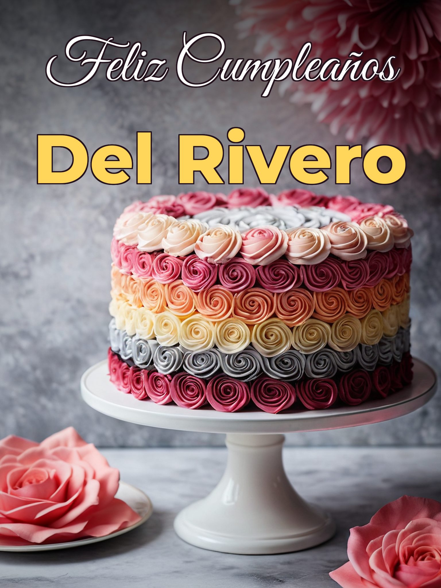 Feliz cumpleaños del rivero