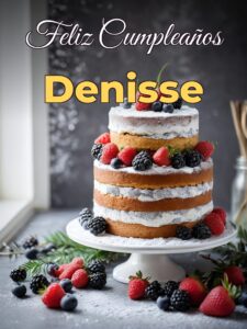 Feliz cumpleaños denisse