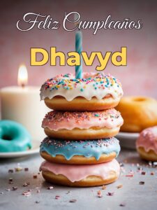 Feliz cumpleaños dhavyd