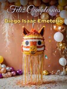 Feliz cumpleaños diego isaac emeterio