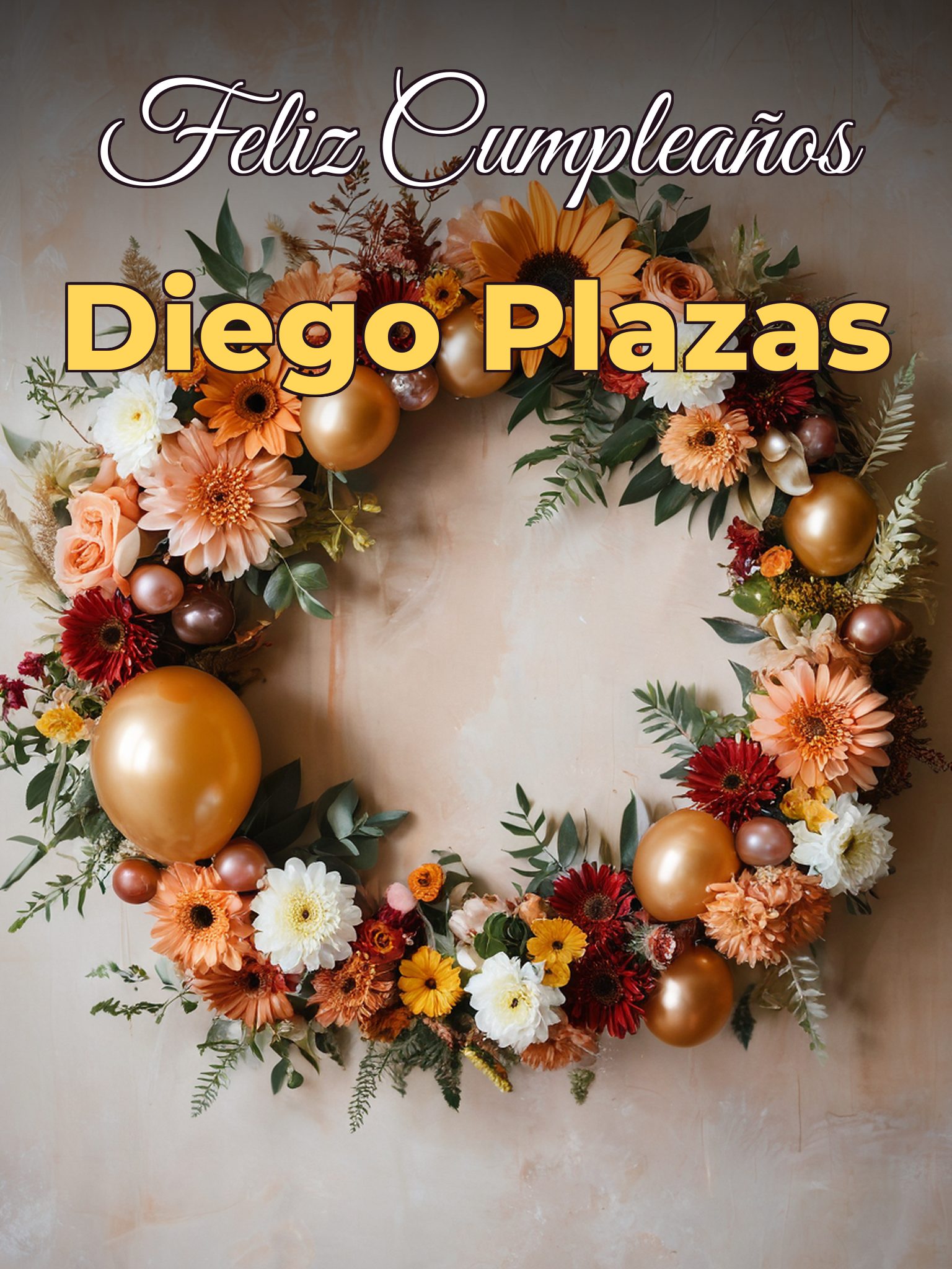 Feliz cumpleaños diego plazas