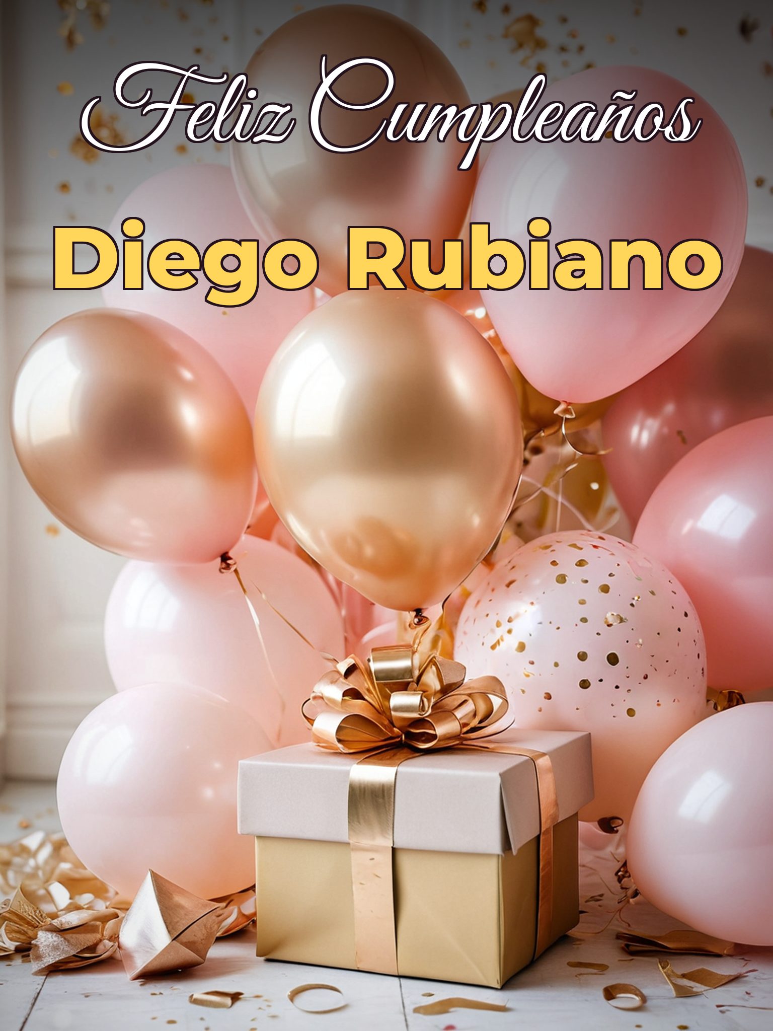 Feliz cumpleaños diego rubiano