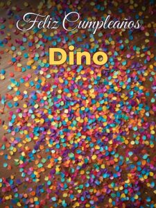 Feliz cumpleaños dino