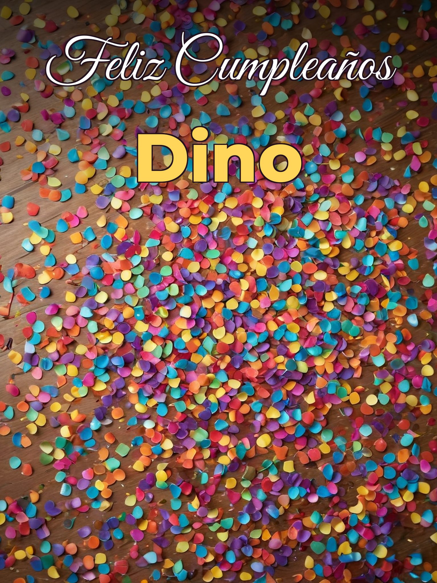 Feliz cumpleaños dino