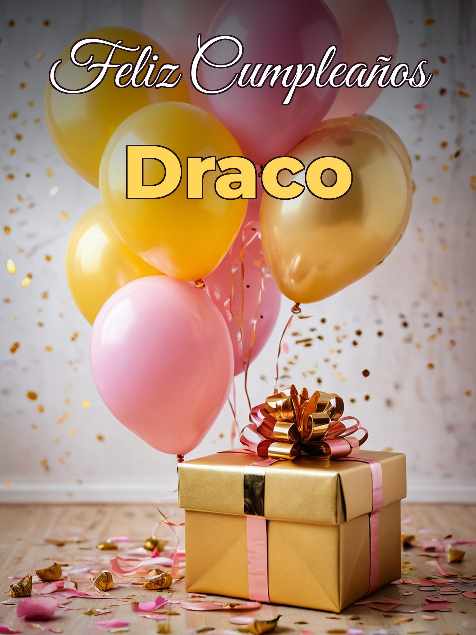 Feliz cumpleaños draco