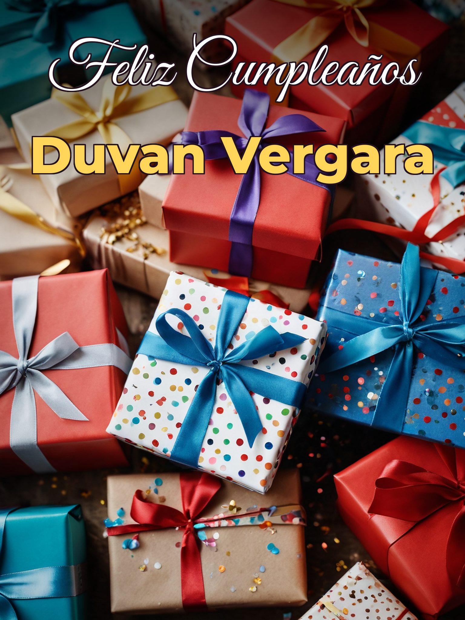 Feliz cumpleaños duvan vergara