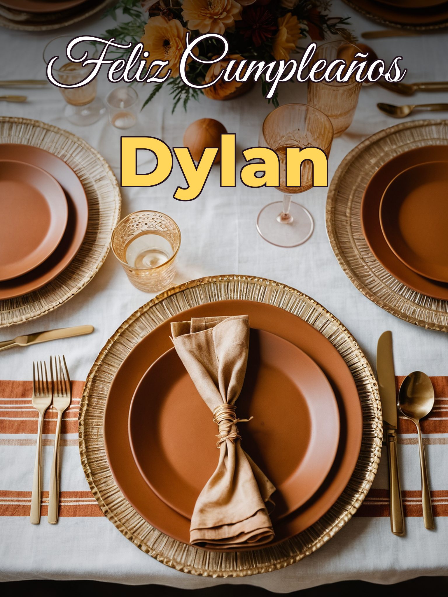Feliz cumpleaños dylan