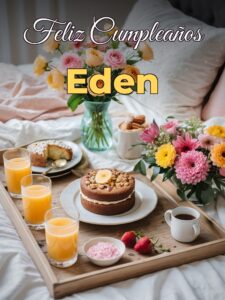 Feliz cumpleaños eden