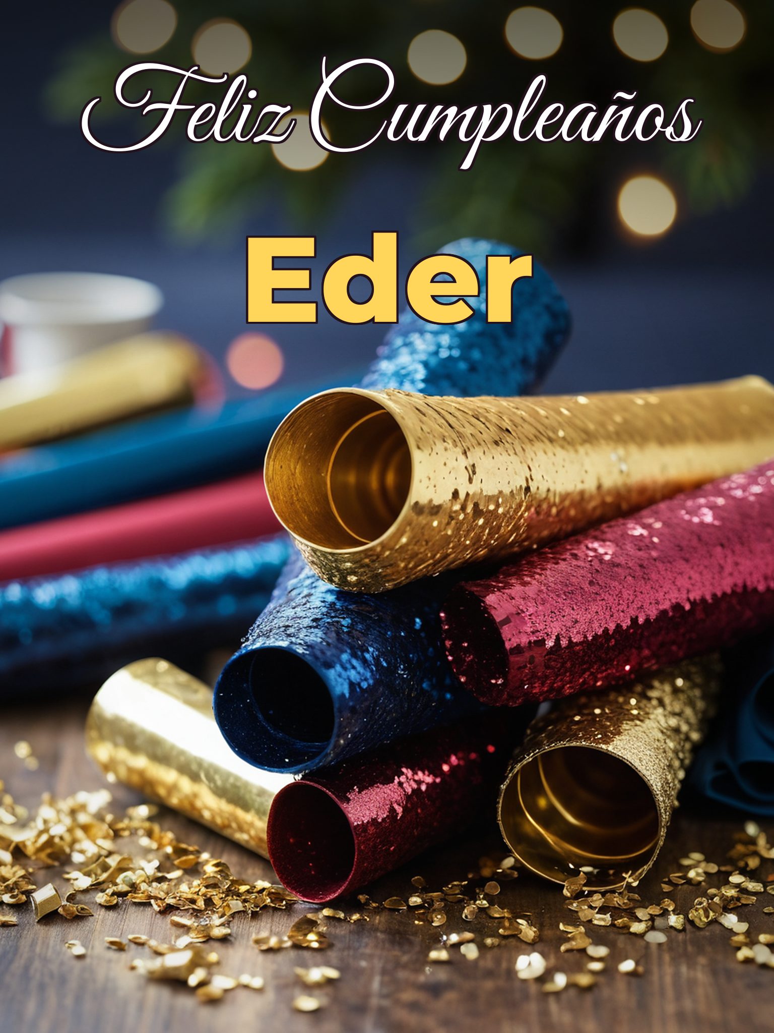 Feliz cumpleaños eder