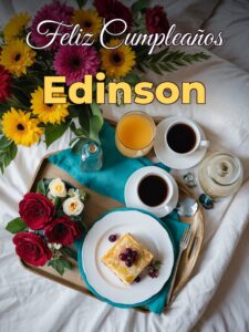 Feliz cumpleaños edinson