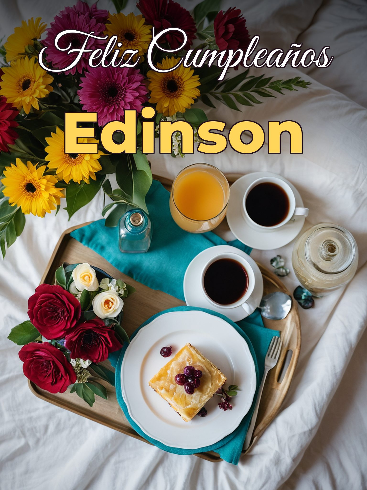 Feliz cumpleaños edinson