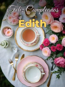 Feliz cumpleaños edith