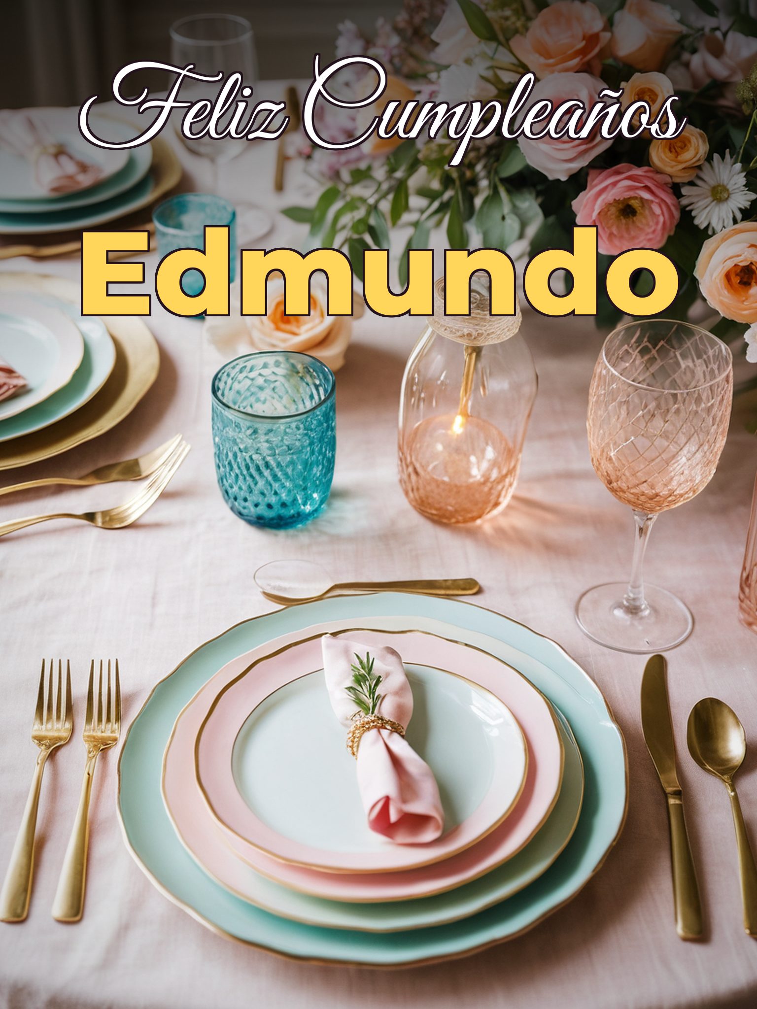 Feliz cumpleaños edmundo
