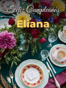 Feliz cumpleaños eliana