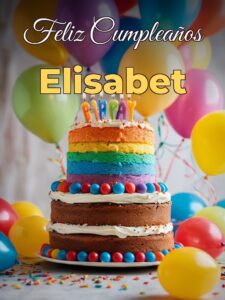 Feliz cumpleaños elisabet