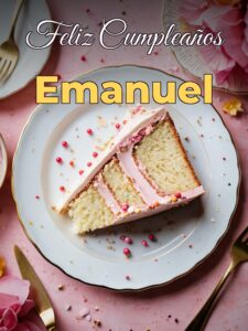 Feliz cumpleaños emanuel