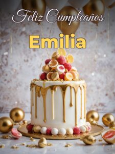 Feliz cumpleaños emilia