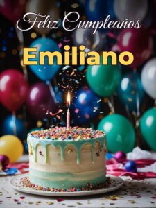 Feliz cumpleaños emiliano
