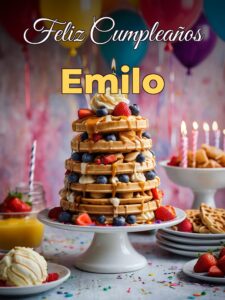 Feliz cumpleaños emilo