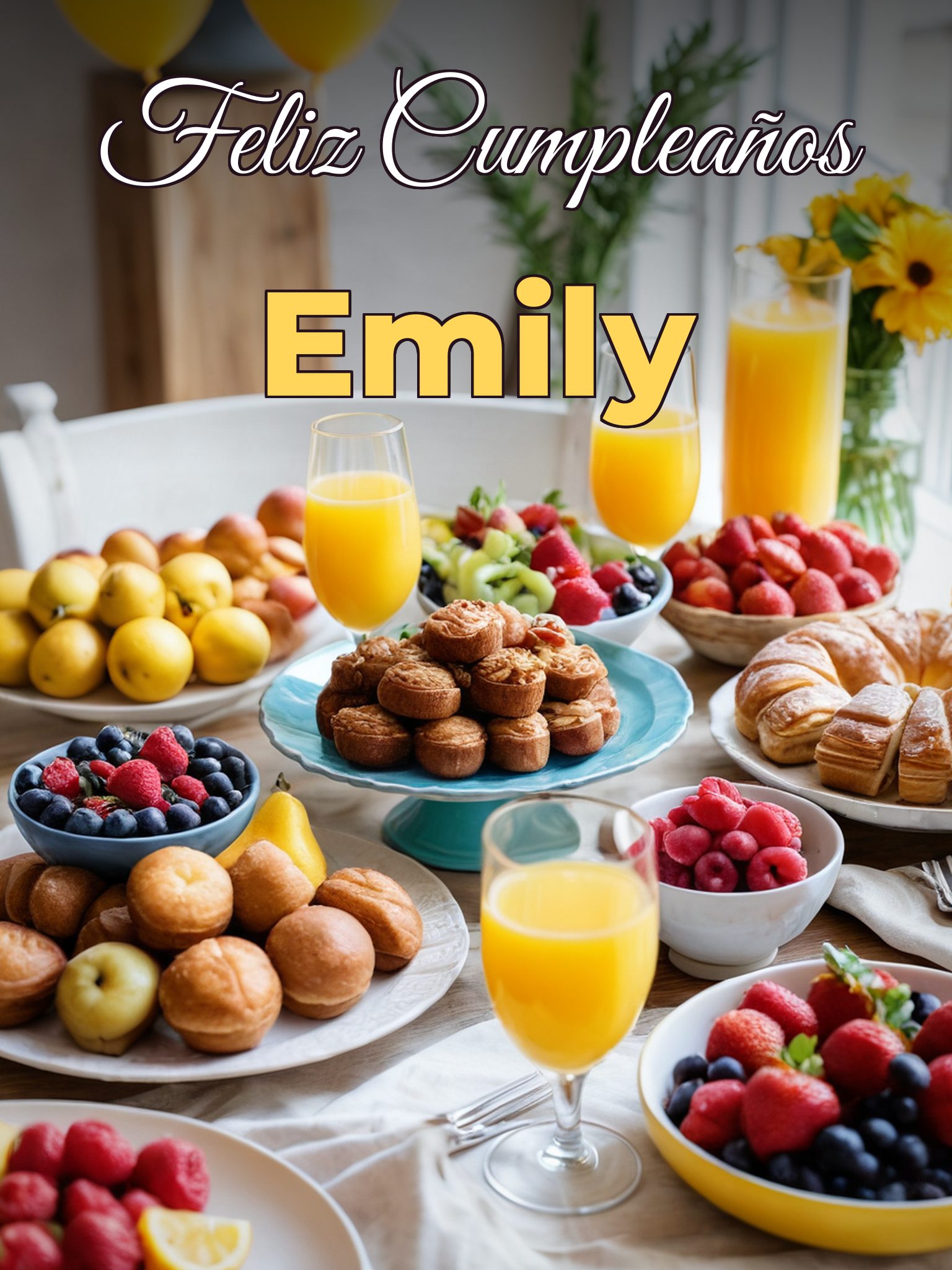 Feliz cumpleaños emily